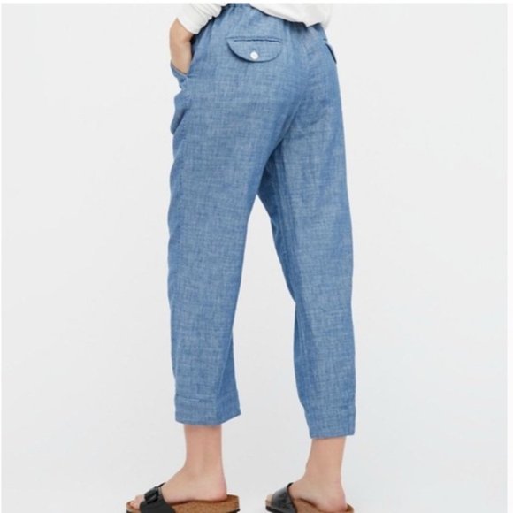 Free People Everyday Chambray Pant - Picture 3 of 9